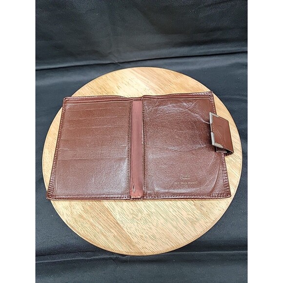 Vintage Princess Gardner Brown Leather Wallet 4x5.5 - Picture 7 of 8